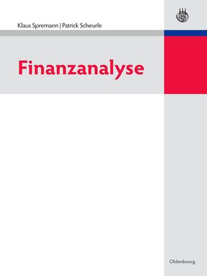 cover image of Finanzanalyse